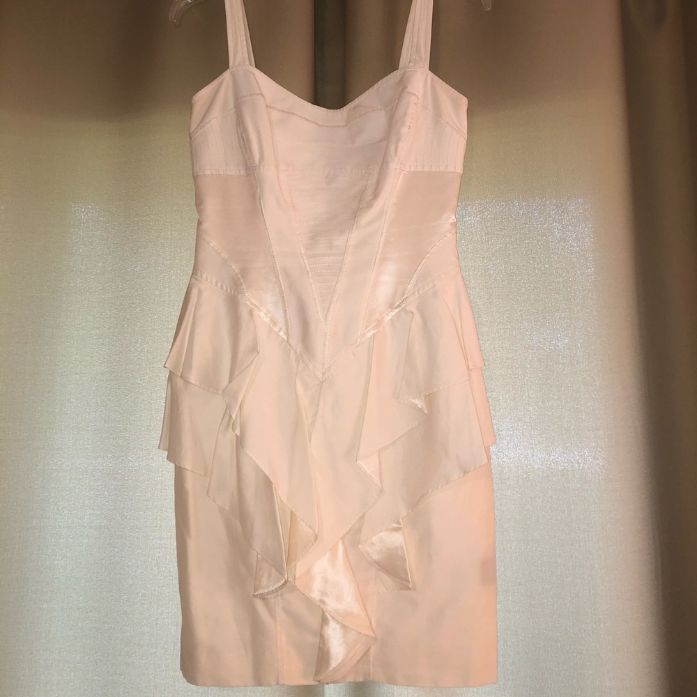 Betsey Johnson White Ruffle Dress